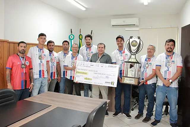 Anastácio conquista vice-campeonato na Copa Assomasul e garante acesso à Série A