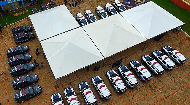 Aquidauana recebe novas viaturas para as policias Civil e Militar