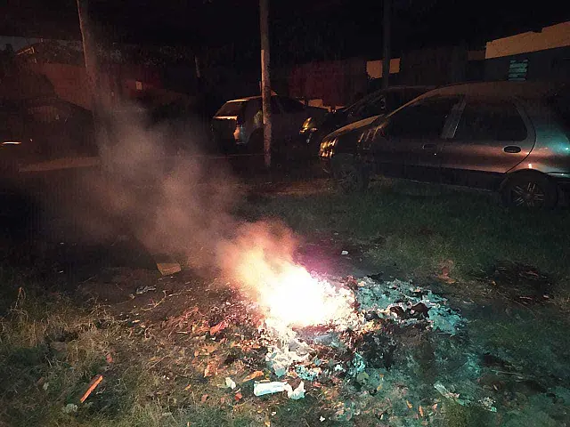 Dono de oficina é multado por queima de resíduos a céu aberto em Aquidauana