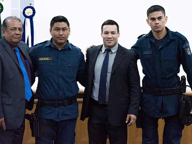 PMs de Aquidauana recebem moção por salvarem vida de idoso