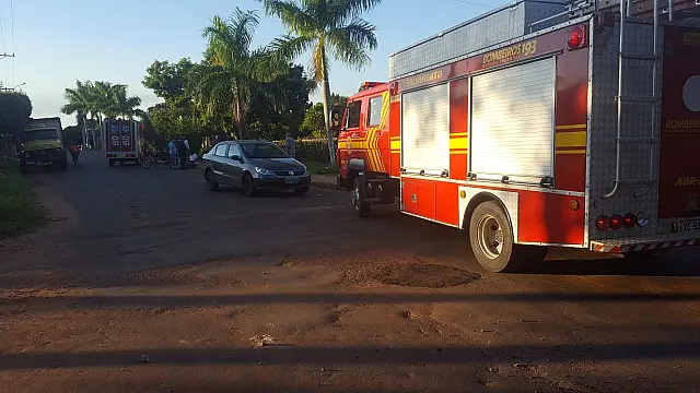 Motociclista fica ferido em acidente na Vila Maior