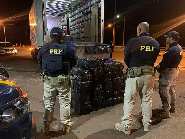 PRF apreende 1 tonelada de maconha em Dourados