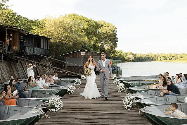 Pantanal é cenário de casamento conectado com a paz da natureza