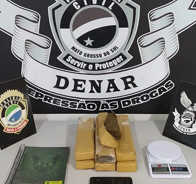 Polícia Civil descobre depósito de drogas e prende suspeito de tráfico de drogas