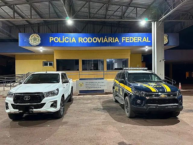 PRF recupera caminhonete furtada em Miranda