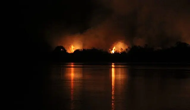 Força-tarefa atua no combate aos focos de calor no Amolar