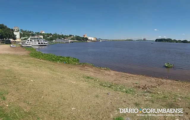 Abaixo de 2 metros, nível do rio Paraguai já apresenta tendência de declínio