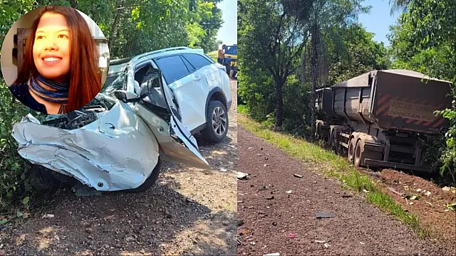 Motorista morta em acidente na BR-262 é identificada