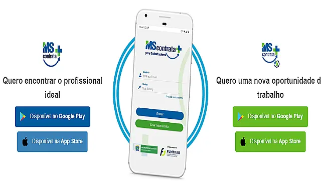 Aplicativo permite agendamento online para busca de emprego em MS