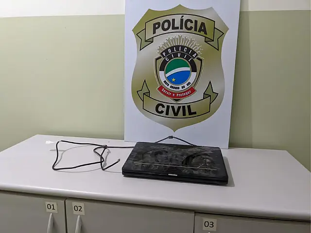 Homem é preso por furto de notebook em Nova Andradina