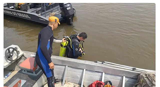Bombeiros retomam buscas por desaparecidos no Rio Paraguai