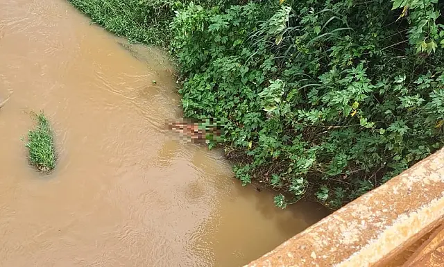 Corpo de mulher é encontrado nu e em decomposição em córrego