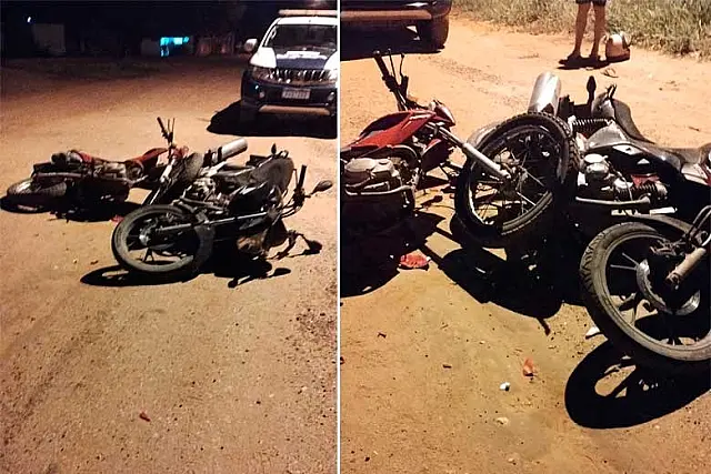 Batida entre duas motos deixa mulher ferida em Anastácio