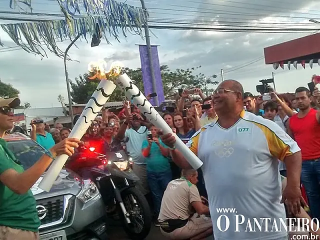 Tocha Olímpica em Campo Grande: Fernando dos Anjos foi um dos condutores