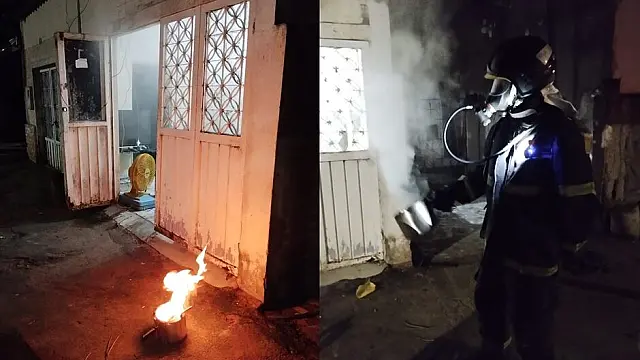 Panela de pressão pega fogo dentro de casa em Corumbá