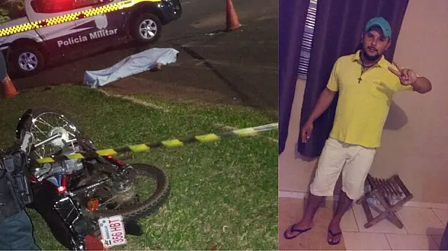 Motorista de caminhonete foge após atropelar e matar motociclista em Ponta Porã