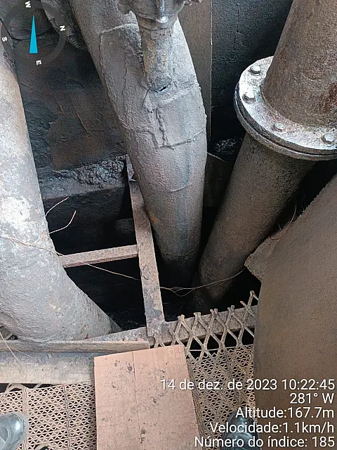 Funcionário morre após cair em sistema de gás industrial