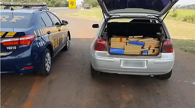 PRF aprende dois adolescentes com 502 kg de maconha e 30 kg de skunk