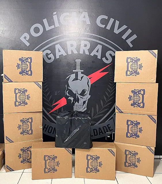 Garras apreende caixas de cigarros contrabandeados do Paraguai em Campo Grande