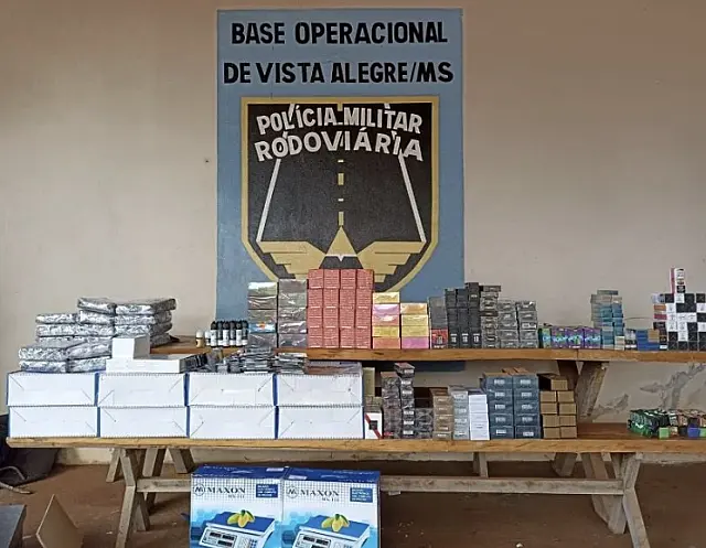 PMR apreende contrabando avaliado em mais de R$ 23 mil