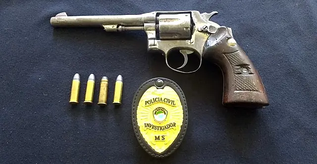 Homem é preso com revólver calibre 38 na cidade de Jardim