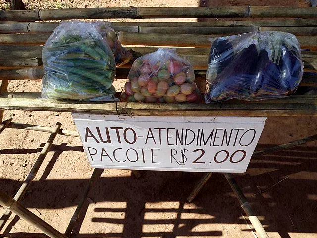 Produtores vendem na base do "auto-atendimento" na região de Terenos