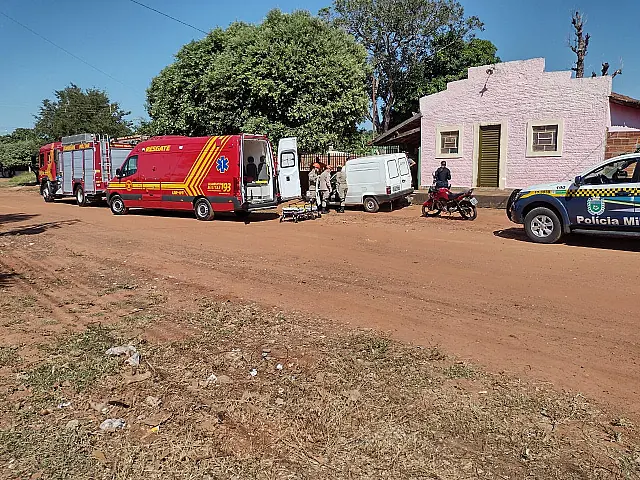 Condutor passa mal na Rua Duque de Caxias em Anastácio