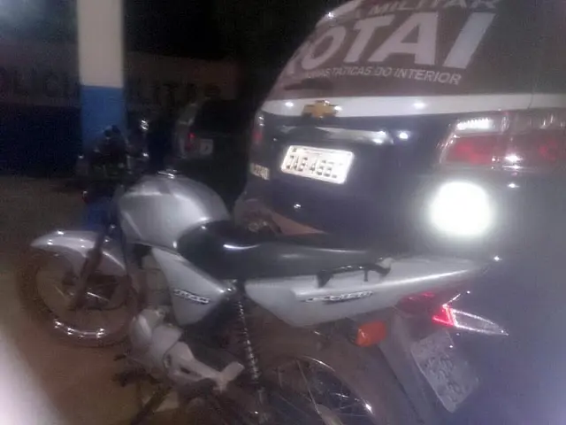Adolescente de 16 anos é flagrado com moto furtada em Anastácio