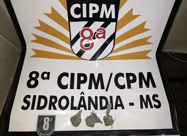 Homem é preso por tráfico de drogas em Sidrolândia