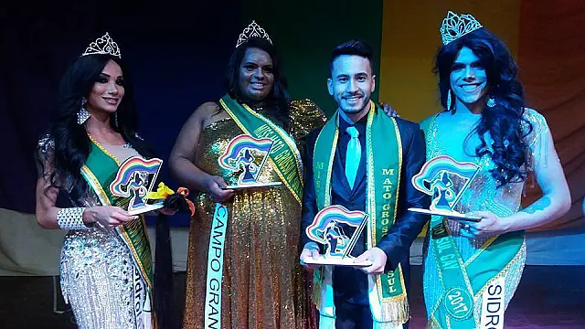 Candidata de Aquidauana conquista 2º lugar no Miss e Mister Gay MS 2017
