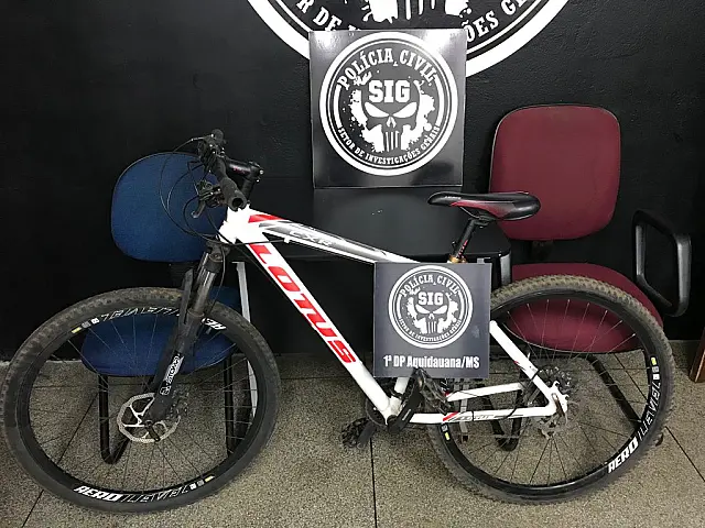 Polícia Civil recupera bicicleta furtada em farmácia