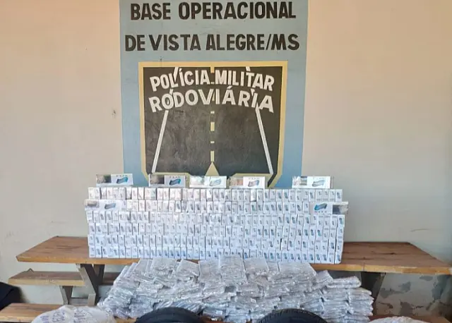 Carga de cigarro avaliada em R$ 52 mil é apreendida
