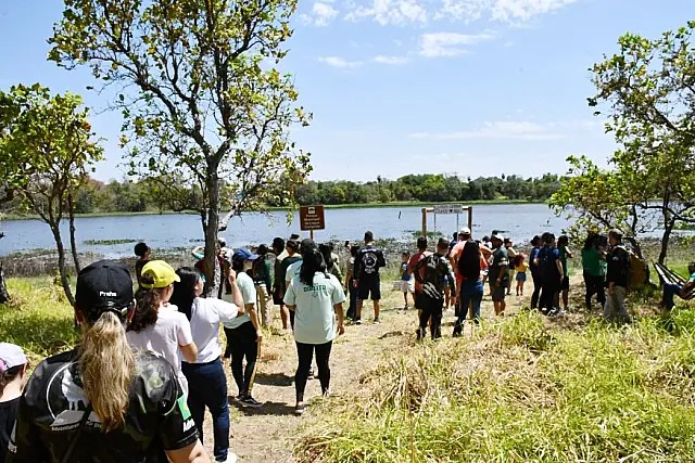 Conexão Ecológica leva atividades e público à Lagoa Comprida