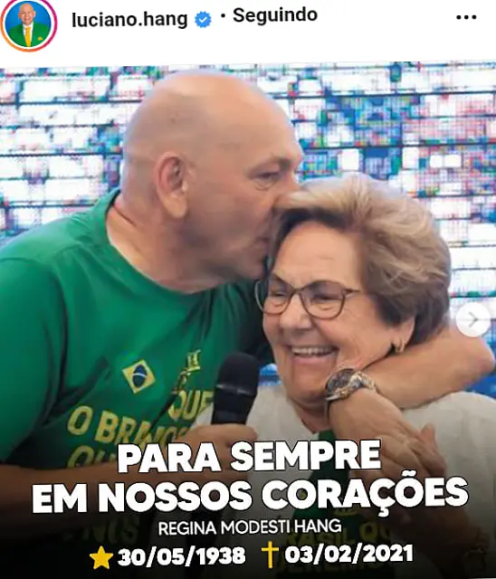 Mãe do empresário Luciano Hang morre por complicações da covid-19