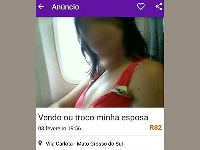 Esposa é colocada à venda por R$ 2,00 na OLX e anúncio gera polêmica