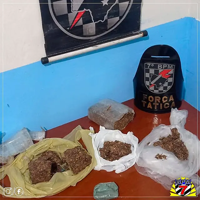 Por tráfico, dois são levados para a delegacia de Anastácio