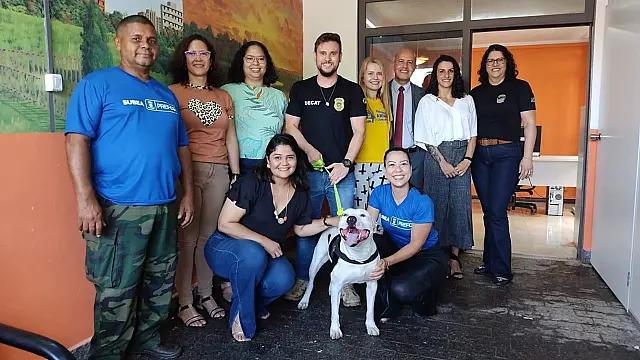 Delegacia agora tem Sala Laranja em homenagem ao mês contra crueldade animal
