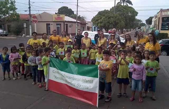 Em Nioaque, PM realiza palestras alusivas à “Semana Nacional de Trânsito”
