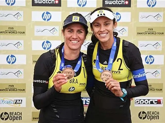 Talita e Maria Elisa conquistam bronze na etapa da Holanda
