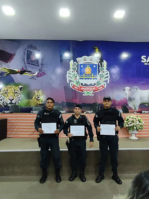 Militares ganham moção de congratulação após salvar jovem de afogamento em Anastácio