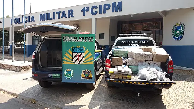 Motorista abandona carro com 700 kg de maconha na MS-178 em Bonito