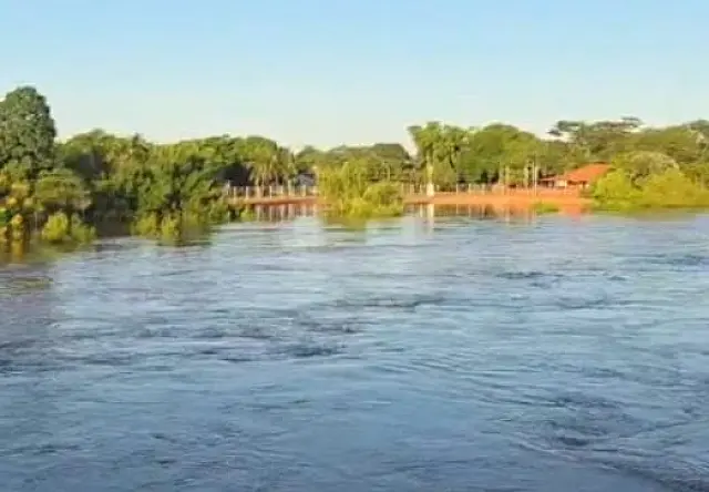Rio Aquidauana amanhece neste sábado com 8,44 metros e registra elevação
