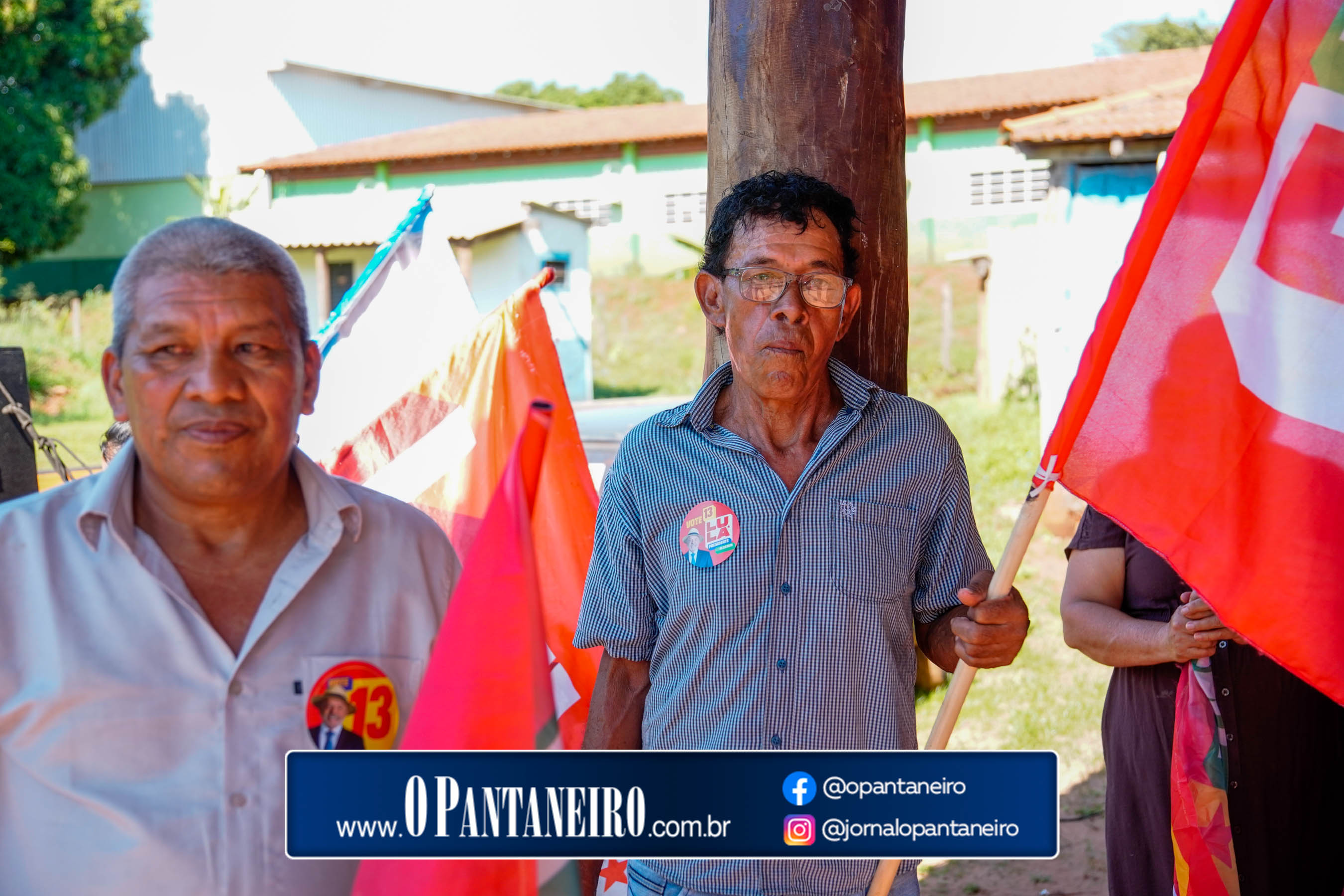 Carreata do Lula em Nioaque - Brejão e cidade O Pantaneiro