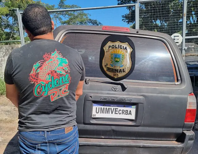 Condenado por roubo é detido pela Polícia Penal em Corumbá