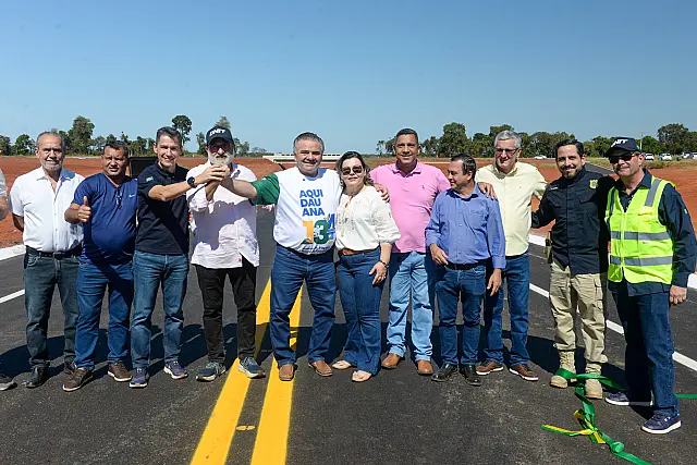 Confira as imagens da Inauguração da pavimentação da BR-419, novo acesso ao município de Aquidauana
