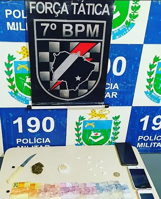 PM de Anastácio fecha duas bocas de fumo no fim de semana
