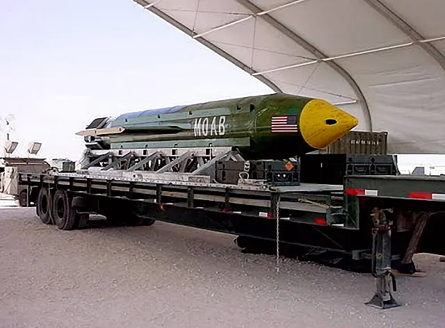 EUA usaram pela 1ª vez 'maior bomba não-nuclear', em ataque no Afeganistão