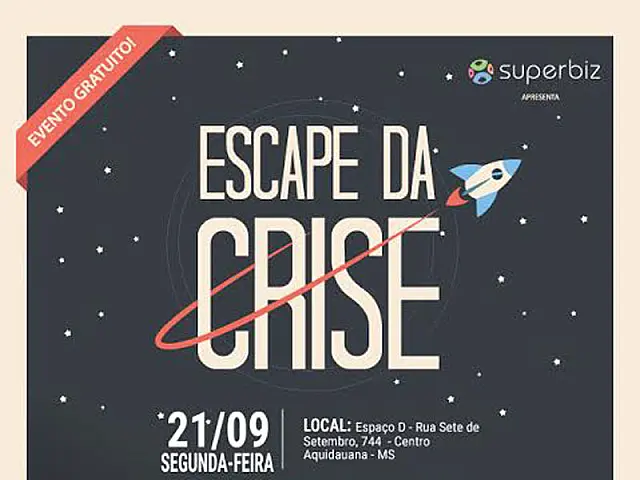 Palestra 'Como se Adaptar e Sobreviver à Crise?' chega a Aquidauana