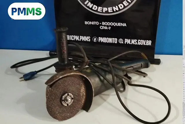 Funcionário é preso por furto de ferramentas em Bonito