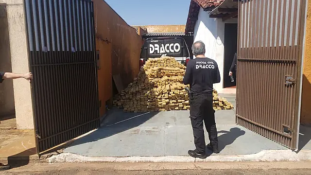 Dracco apreende carga de maconha avaliada em mais de R$ 5 milhões
